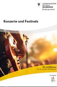 Titelbild der Broschüre: Reihe Erziehungsfragen<br>
Konzerte und Festivals