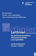 Titelbild der Broschüre: Leitlinien für geschlechtsspezifisch differenzierte Kinder  und Jugendhilfe