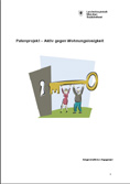 Titelbild der Broschüre: Patenprojekt - Aktiv gegen Wohnungslosigkeit