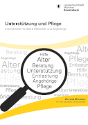 Titelbild der Broschüre: Unterstützung und Pflege