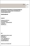 Titelbild der Broschüre: Evaluation der Wirksamkeit von Schulsozialarbeit an Berufsschulen in Bezug auf die Vermeidung von Ausbildungsabbrüchen - Abschlussbericht