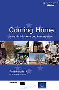 Titelbild der Broschüre: Coming Home   Projektbericht 2010 2011