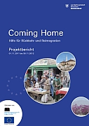 Titelbild der Broschüre: Coming Home   Projektbericht 2011 2012