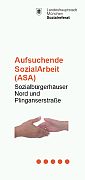 Titelbild der Broschüre: Aufsuchende SozialArbeit (ASA)<br>
Sozialbürgerhäuser Nord und Plinganserstraße