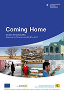Titelbild der Broschüre: Coming Home Projektbericht 2015 bis 2017