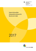 Titelbild der Broschüre: Interkultureller Integrationsbericht München lebt Vielfalt (2017)