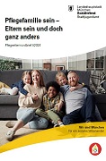 Titelbild der Broschüre: Pflegeelternrundbrief I/2024<br>
Pflegefamilie sein —
Eltern sein und doch ganz anders