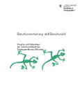 Titelbild der Broschüre: Berufsorientierung und Berufswahl.
Projekte und Materialien der Schulsozialarbeit des Stadtjugendamtes München