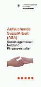 Titelbild der Broschüre: Aufsuchende SozialArbeit (ASA)<br>
Sozialbürgerhäuser Nord und Plinganserstraße
