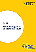 Titelbild der Broschüre: Allparteiliches Konfliktmanagement   Infobroschüre