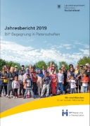Titelbild der Broschüre: BiP Begegnung in Patenschaften   Jahresbericht 2019

