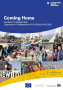 Titelbild der Broschüre: Coming Home Projektbericht 2018 bis 30.06.2020