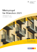 Titelbild der Broschüre: Mietspiegel für München 2021